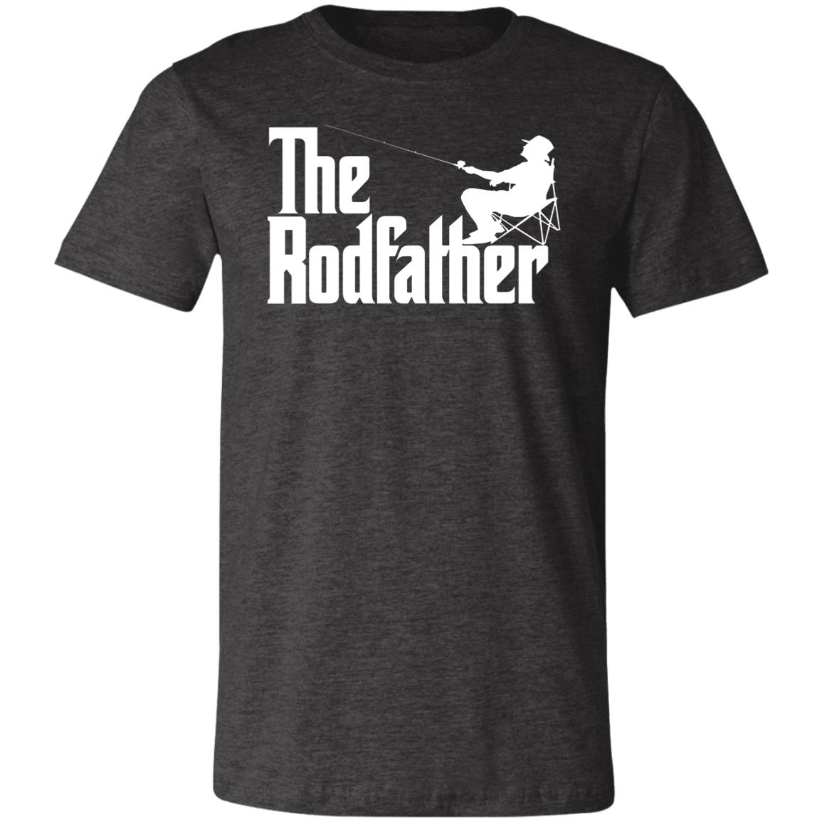 The Rodfather T-shirt Funny Fishing t shirt Stock Vector